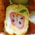 stitch_nao's cooksnap of when they made 【キャラ弁★簡単‥卵焼きdeりんご】.