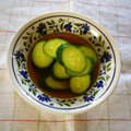 violets's cooksnap of when they made 簡単！やみつき！きゅうりの麺つゆ漬け.
