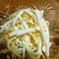 kumikko♪'s cooksnap of when they made 大根とサキイカのしょう油マヨサラダ★.