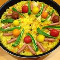 cocoa99's cooksnap of when they made フライパン＊野菜たっぷりチキンパエリア＊.