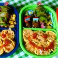 ゆきゆーたい's cooksnap of when they made 簡単☆オムライスのお花弁当.
