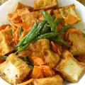 ♪おれんじ30♪'s cooksnap of when they made 厚揚げといんげんの味噌炒め。.