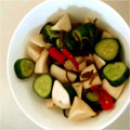 あーhya's cooksnap of when they made カブときゅうりのお漬物❁.