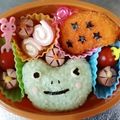 パール♪リリー's cooksnap of when they made キャラ弁　カエル♪.