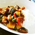 kebeibiko's cooksnap of when they made 角切り野菜をピリ辛で.