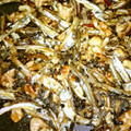 ぷにぷに～mama's cooksnap of when they made ✿クルミとかたくちいわしの甘からめ✿.