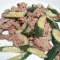 かえこのママ's cooksnap of when they made 大雑パッ！豚肉ときゅうりの中華炒め.