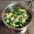 こはるはコックさん's cooksnap of when they made ■簡単朝昼■かにかまモロヘイヤ卵スープ夏.