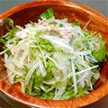 銀ちゃんカムカム's cooksnap of when they made 簡単ヘルシー！水菜と玉ねぎのツナサラダ.