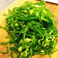 リラシャン's cooksnap of when they made 時短！裏技！楽ちん簡単にピーマンの千切り.