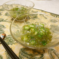 ローズレース's cooksnap of when they made おくらとめかぶの和え物.