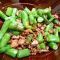 やぁぼん's cooksnap of when they made 夏の定番★シャキシャキインゲンそぼろ丼.