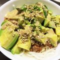 ソウくんママ's cooksnap of when they made 納豆とアボカドのゴマダレそうめん.