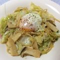 のん＊＊'s cooksnap of when they made 春キャベツとエリンギのレモンパスタ～冷製.