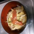 ちゅうのかみさん３'s cooksnap of when they made 簡単！早い！トマトともやしのとろ塩炒め♪.