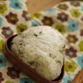 milk＊crown's cooksnap of when they made 天かす×ごま塩×葱のわさび風味おにぎり.