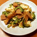 ローズマチルダ's cooksnap of when they made 男のスタミナゴーヤチャンプル♪.