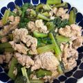 ポムポムポヨコ's cooksnap of when they made 簡単！豚肉と小松菜のレモン醤油炒め.