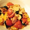 ジャスミンなつか's cooksnap of when they made 夏野菜☆ズッキーニとウインナーの卵とじ.