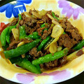 なーほママ's cooksnap of when they made がっつり！牛しし唐炒め.