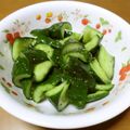 Andy♪'s cooksnap of when they made 夏に簡単★キュウリの塩ダレ　ごま油♪.