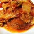 まんねりゆきちゃん's cooksnap of when they made ◆トマト煮込みハンバーグ♪◆.