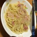 ヤンクスイチロー's cooksnap of when they made ＊たまねぎとベーコンのスープパスタ＊.