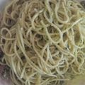 irechan's cooksnap of when they made バジルとベーコンのパスタ.