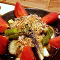 タロル's cooksnap of when they made ルクエ＊茄子とししとうの揚げ浸し。.