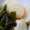 at1105am's cooksnap of when they made 長芋とわかめの煮物.