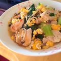 Melina87's cooksnap of when they made 鶏むね肉とちんげん菜の炒めもの.