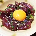 YUKIKI☆'s cooksnap of when they made 居酒屋ご飯☆かつおユッケ♪.