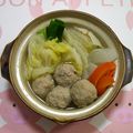 はやみちゃん's cooksnap of when they made ちゃんこ風肉団子鍋.