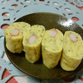 赤い電話's cooksnap of when they made かにかまと青のりでおいしい卵焼き♪.