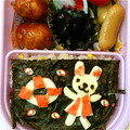 こたまごゆう's cooksnap of when they made 幼稚園 お弁当 キャラ弁♡水着 うさぎ.