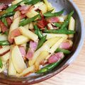 m_k_'s cooksnap of when they made インゲンとジャガイモのニンニク炒め～♪.