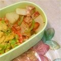 ゆずみそ鹵's cooksnap of when they made 大根とベーコンのにんにく炒め.