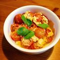momo＿co's cooksnap of when they made １０秒でトマト＆チーズスクランブルエッグ.