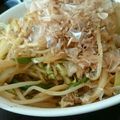 ★明日美★'s cooksnap of when they made 和風あじ★豚ニラ焼うどん.