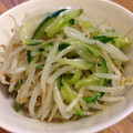 bird34's cooksnap of when they made 簡単？手抜き？もやしときゅうりのナムル.
