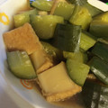 reo69's cooksnap of when they made 巨大きゅうりと厚揚げの煮物.