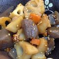 あけちゃ0603's cooksnap of when they made れんこん＆こんにゃくのきんぴら.