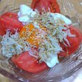 はち８８'s cooksnap of when they made トマトとシラスとポーチドエッグのサラダ.