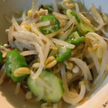 Yooboo's cooksnap of when they made きゅうりともやしの酢の物.