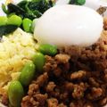マナとエミ's cooksnap of when they made ◆バツグンに美味しい三色丼：鶏そぼろ◆.