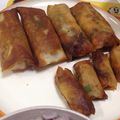 はるぼぅー's cooksnap of when they made 長ねぎたっぷり春雨入り春巻き♪.