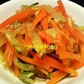 jerrytomo's cooksnap of when they made 白菜とにんじんのきんぴら.