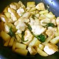 makitimtam's cooksnap of when they made やわらか鶏ムネとポテトのポン酢炒め.