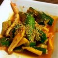 yam5656's cooksnap of when they made ∮ エリンギきゅうりのコチュ炒め ∮.
