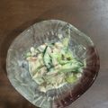 nairioken's cooksnap of when they made 梅マヨネーズでなまり節と胡瓜のサラダ♪.